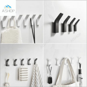 Self-adhesive Wall Hook Clothes Bag Hanger Hook for Bathroom Coat Towel Rustproof Keys Hanger Bath Accessorie [SG Seller]