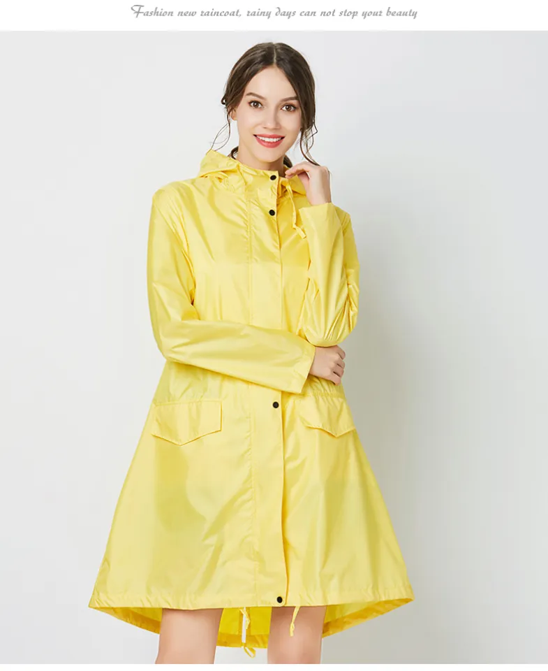 DFDTR Zhouxiaoxi thin Raincoat Women Pink Waterproof Windproof