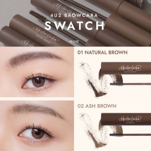 4U2 BROW COAT Ver.2 เจลปัดคิ้วสีใส สูตรใหม่ช่วยเซตขนคิ้วให้ดูมีมิติและฟูหนาขึ้น เจล ปัดคิ้ว