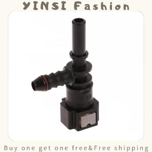 YINSI 7.89 ID6 Auto Car Fuel Line Bundy Tee Hose Coupler Nylon Motorcycle Hose Coupler Quick Release Connect Connector Car Accessories