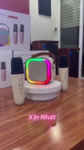 Loa K12 Bản Xịn  Loa Kèm 2 Míc Nhạc To Vang Nhại Hay Đền Đẹp Pin Trâu