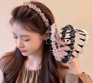 Ikat Rambut Tenun Gaya Elegan Korea Bikin Aura Naik FA
