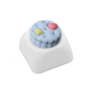 Mechanical Keyboards Resin Keycaps With 3D Cute Desserts Colorful Keycap Enhances Typing ESC Keycap