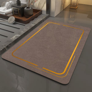 Thảm Sàn Phòng Tắm Chống Trượt Thảm Tắm Thấm Nước Hình Bầu Dục Đệm Chân Chống Trượt Thảm Mềm Nhà Bếp Nhanh Khô Gia Dụng Thảm Phòng Khách Phòng Ngủ Thảm Cửa