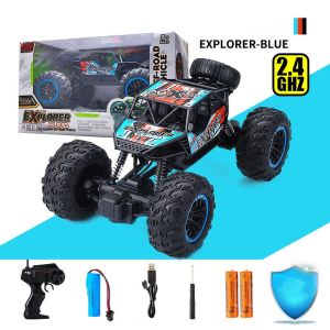 RC Car 1/18 Alloy 4WD Monster Truck Crawler 40MHz Climbing Remote control Car 4x4 Monster Truck Bigfoot Remote Control Car Model Off-Road Toys