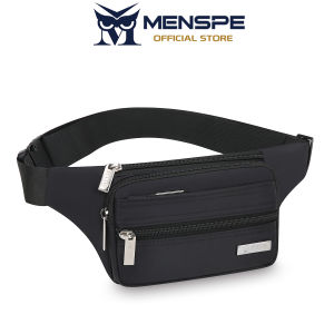 MENSPE กระเป๋าคาดเอวสำหรับผู้หญิงกระเป๋าคาดอกกระเป๋าผู้ชายคาดอกกีฬากระเป๋าธุรกิจหลายช่องเอวเล็กกันน้ำทนทานต่อการสึกหรอพร้อมกับสายปรับได้กระเป๋าออกกำลังกายสำหรับออกกำลังกายวิ่ง
