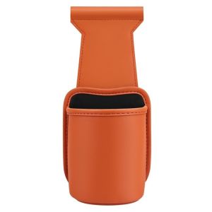 GOXBERK Leather Car Door Cup Holder Multi Purpose Waterproof Car Drink Rack Universal Space Saving Vehicle Cup Holder Car Door Organizer