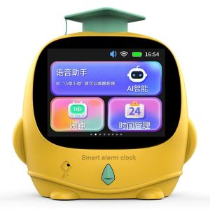 [IQ TOYS] Multifunction Ai Intelligence Learning Robot Early Childhood Education Machine Smart Alarm Clock