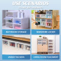 Large shoe box storage stackable shoe rack organizing lalagyan ng sapatos for Sports Shoes High-heeled Shoes. 