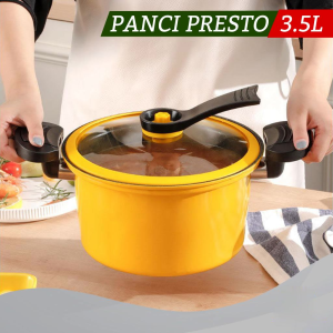 FS-Bright Crown Panci Presto Teflon Totipotent /Micro Pressure Cooker Pot 3.5L Anti Lengket