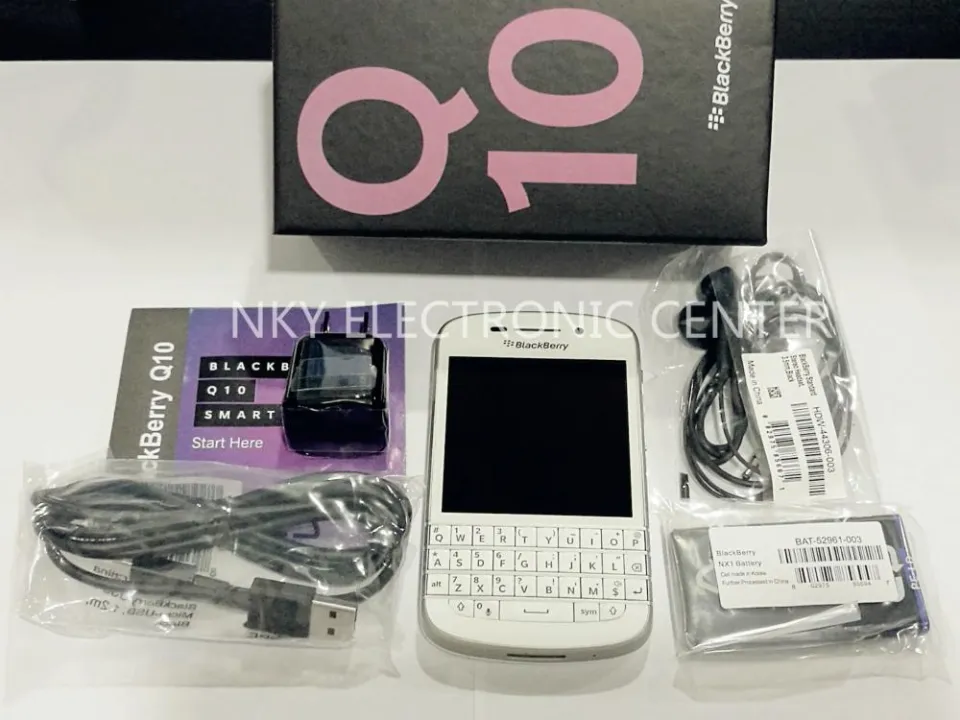 BlackBerry Q10 4G LTE 16GB (White) (Original Genuine) (Limited