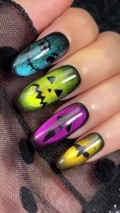MIZHSE 8 Colors 9D Cat Eye Gel Magnetic Gel Polish Kit with Magnet Stick Galaxy Glitter Chameleon Effect Silk Velvet Cat Eye Soak Off Nail Art Design Ladies Gift