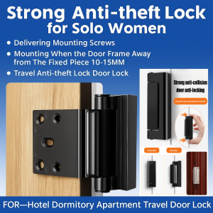 Security Lock For Solo Women   Strong Anti-theft Lock  Travel Anti-theft Lock Door Lock For    Dormitory Apartment Travel Door Lock
