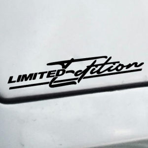 Limited Edition Plain Design Stickers for Motor Decal Waterproof Sticker for Motorcycle Car Decals