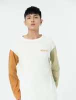 Áo phông dài tay nam CANIFA 100% cotton 8TL22W009