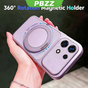 PBZZ Case for VIVO Y05 y05t y05a y11d 4g 2026 phone casing Softcase Silicone shockproof Cover new design aesthetic cute purple with 360 °   Rotatable Magnetic holder for girls KNYZJ3