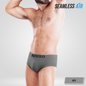 Rosso กางเกงในชาย รุ่น SEAMLESS AIR ทรงมีขากางเกงในไร้ตะเข็บ ผ้านุ่ม ยีดหยุ่น 4 ทิศทาง(ซื้อแพ็ก 6 ตัวประหยัด 165.-)