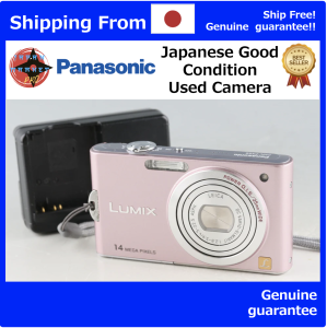 【Used】  Panasonic Lumix Fx DMC-Fx66 Pink Blue Wine red Gold 【使用】[日本直接] Panasonic Lumix FX DMC-FX66【Direct from Japan】