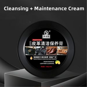 330g Multi-purpose Cleaning Cream Water-free Natural Fresh for Leather White Shoes Sofa Furniture Stain Remover Solid Repair Tool