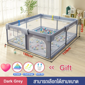 คอกกั้น ผ้าตาข่าย คอกเด็ก คอกกั้นเด็ก คอกกั้นหกเหลี่ยม คอกกั้นเด็ก คอกกั้น คอกเด็ก 6ฟุต คอกกั้นเด็กตาข่าย คอกเด็กคอกกั้นเด็ก พร้อมแป้นบาส+ลูกเล็ก