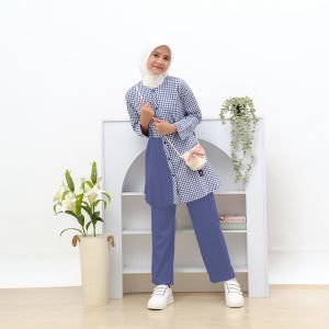 Applekidz Setelan Celana Muslimah Anak Perempuan Tanggung Aqeela