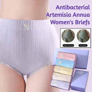 7a กางเกงชั้นในสตรี Artemisia Annua ต้านเชื้อแบคทีเรีย นุ่ม สบาย ระบายอากาศได้ดี กางเกงชั้นในสตรีไร้ตะเข็บ