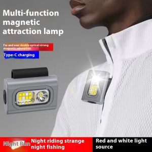 Đèn chạy LED cầm tay ngoài trời với kẹp từ tính cho thể thao ban đêm