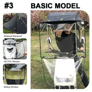 Motorcycle Awning Electric Car Canopy Rainproof UV Sunscreen Awning With Reinforced Thickened Steel
