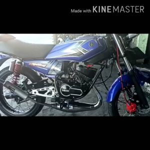 Kualitas Tinggi Knalpot RX King Spesial RCB Repsol Chrome Suara Kemrincing