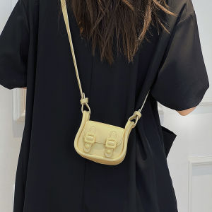 O-KAY 2024 Mini Lipstick Key New Fashion Portable Small Square Bag Niche Ins Embossed Messenger Bag Mini Bag