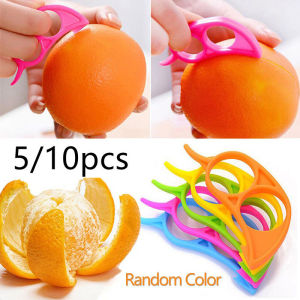 [SG SELLER]5/10Pcs Creative Gadgets Orange Peeler Practical Fruit Stripper
