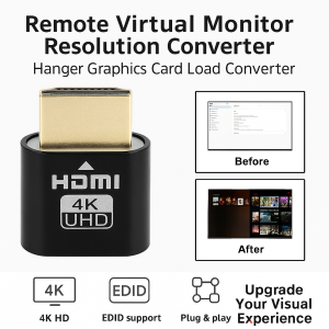 TV Streaming Remote Control Conversion Device HDMI HD Virtual Adapter Wireless Gateway Screen Projection Device Graphics Card Load Player远程转换器显卡负载