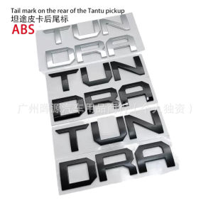 Suitable for Toyota TUNDRA logo TUNDRA trunk large label ABS pickup trunk sticker