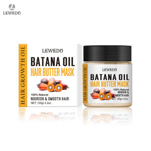 Lewedo Organic Batana Oil Hair Growth Essence 50ml Thicken Smooth Hair Moisturize Hair Roots for Healthy Hair Growth Natural Anti Hair Loss