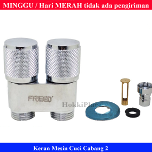 Kran shower cabang Mesin Cuci otomatis FREED T1533 Kran 2 Cabang Shower