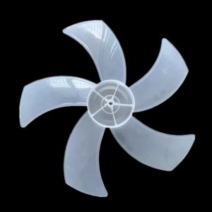 BETTERFORM Big Wind Fan Blade Plastic Slow Noise Five Blades Fan Durable Fan Accessories for Pedestal Fan Table Fan Wall Fan
