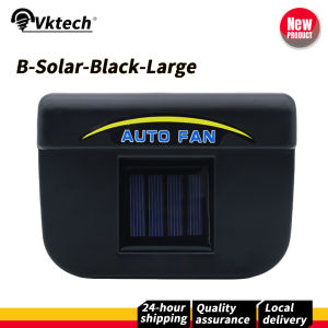 【Free Shipping & COD】Solar Car Radiator Cooling Fan with 3 Air Outlets Car Window Air Vent Fan USB Powered Auto Ventilation Fan for All Cars