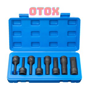 Bộ tuýp đầu lục giác đen 8 cái H5-H19 OTOX