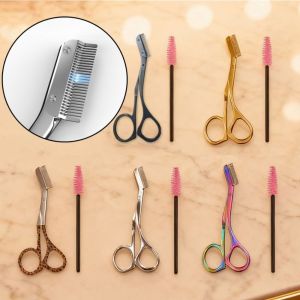 NEMOPH with Eyebrow Comb Eyebrow  Precision Effortless Eyebrow Trimmer Makeup  Stainless Steel Makeup  For Men Women