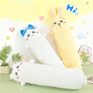 Cute Chiikawa Long Plush Pillow Usagi Soft Hachiware Sleeping Cuddle Girls Lightweight Portable Extra Quality Top Holiday Gifts