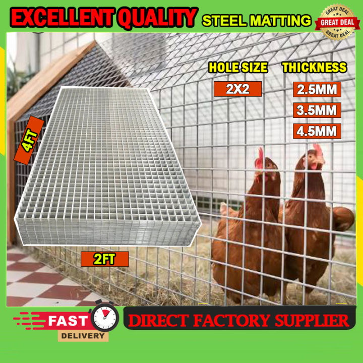 2feetx4feet Steel Matting, Electro Matting used for making Dog Cage