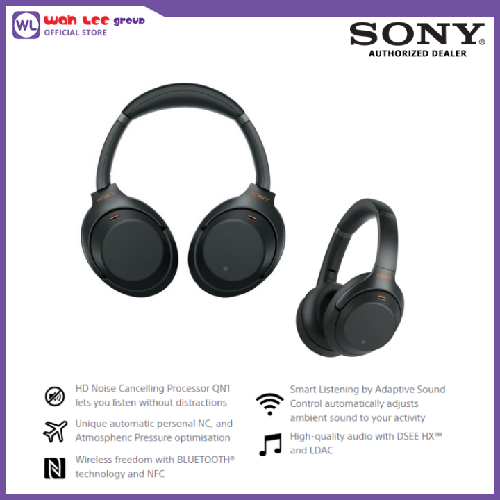 Sony Wireless Noise Cancelling Headphones WH-1000XM3 WAH LEE STORE | Lazada