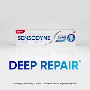 SENSODYNE Toothpaste Repair and Protect Deep Repair Lasting and Daily Sensitivity Protection - Original (100g x 2)