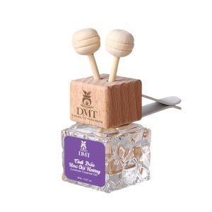 Tinh Dầu Lavender Treo Và Kẹp Xe DMT Nguyên Chất - Thơm Xe Khử Mùi Giải Tỏa Căng Thẳng 8ml
