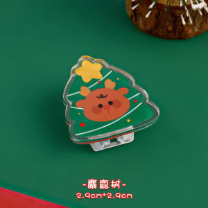 Cartoon Santa Claus Acrylic Clip diy Sealing Clip Office Bill Note Clip Photo Decoration Clip