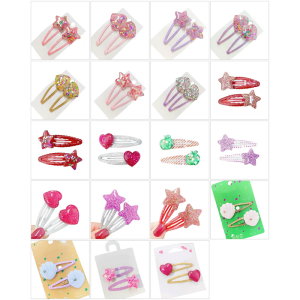 Children Hairpins Hair Clip Glitter Star Shape for Kid Stage Wear Adorkable 2000s Girls Headdress Sparkling