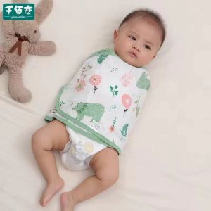 Baby Newborn Half Wrap Swaddle Blanket Anti Shock Gauze Sleeping Bag for Baby Girl Boy