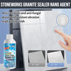 Stoneworks Granite Sealer Nano Agent Brightening Stone Stain Remover Cleaner Stone Crystal Plating Agent