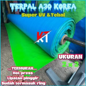 TERPAL PLASTIK A30 UKURAN 2x3 METER SUPER TEBAL