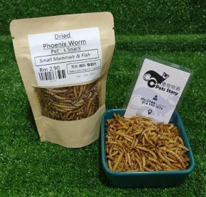 CC Pets Story✨Ready Stock | Dried Baked Worm phoenix worm mealworm. From 20g - 1kg. For fish bluebird wild birds chicken duck gooses sugar glidder  hedgehog repties hamster small aninmals